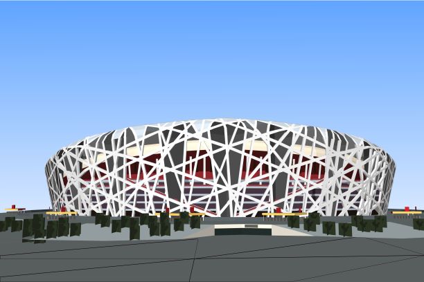 nationaal stadion Beijing vogelnest