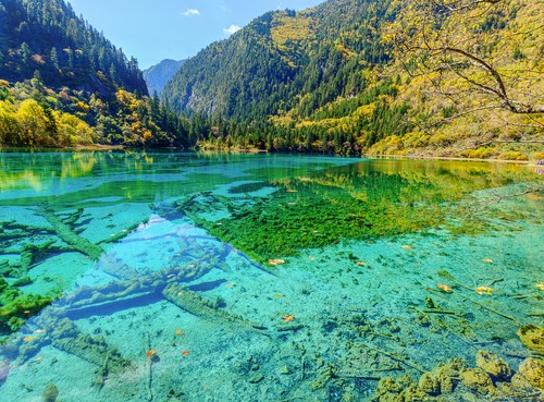 jiuzhaigou vallei china