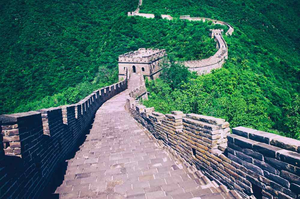 de chinese muur een van de 7 wereldwonderen