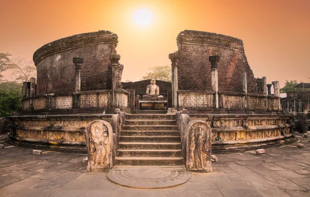 Polonnaruw een van de Koningsteden in Sri Lanka