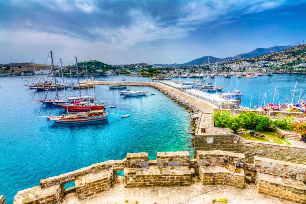 Uitzicht Over De Haven Van Bodrum