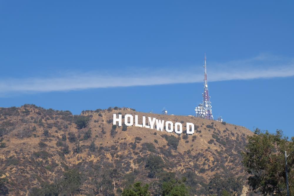 De witte letters van Hollywood